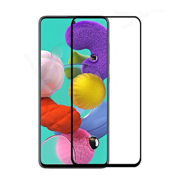 3x Picasee 3D σκληρυμένο γυαλί με περιμετρικό πλαίσιο για Samsung Galaxy A51 A515F - μαύρο - 2+1 δωρεάν