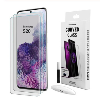 3x 3D UV tempered glass προστασία για Samsung Galaxy S20 G980F