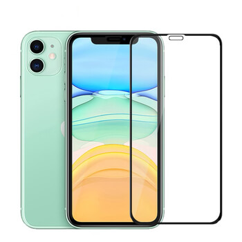 Picasee 3D Tempered glass με περιμετρικό πλαίσιο για Apple iPhone 11 - μαύρο