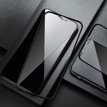 Picasee 3D Tempered glass με περιμετρικό πλαίσιο για Apple iPhone 11 Pro Max - μαύρο