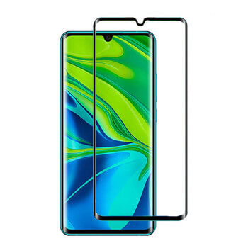 3x Picasee 3x καμπυλωτό tempered glass για Xiaomi Mi Note 10 (Pro) - μαύρο - 2+1 δωρεάν