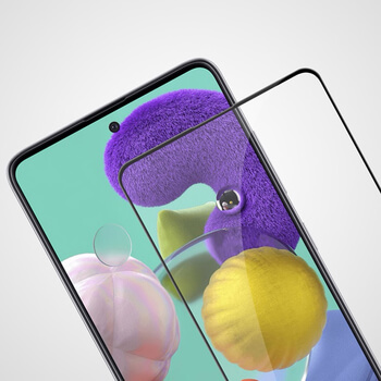 Picasee 3D Tempered glass με περιμετρικό πλαίσιο για Samsung Galaxy A71 A715F - μαύρο