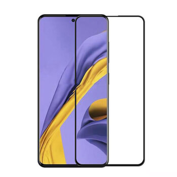 Picasee 3D Tempered glass με περιμετρικό πλαίσιο για Samsung Galaxy A71 A715F - μαύρο