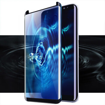 Picasee 3D καμπυλωτό tempered glass για Samsung Galaxy S8 G950F - μαύρο