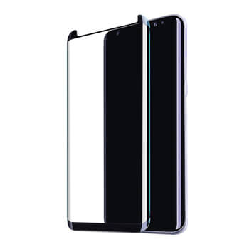 3x 3D καμπυλωτό tempered glass για Samsung Galaxy S8+ G955F - μαύρο