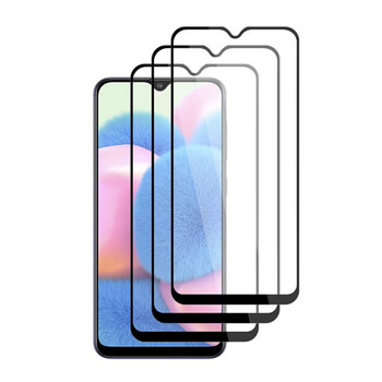 Picasee 3D Tempered glass με περιμετρικό πλαίσιο για Samsung Galaxy A30s A307F - μαύρο