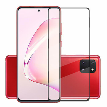 Picasee 3D Tempered glass με περιμετρικό πλαίσιο για Samsung Galaxy Note 10 Lite N770F - μαύρο