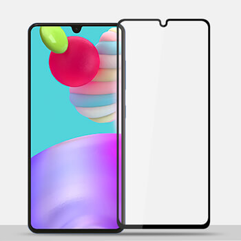 Picasee 3D Tempered glass με περιμετρικό πλαίσιο για Samsung Galaxy A41 A415F - μαύρο
