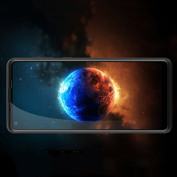 Picasee 3D Tempered glass με περιμετρικό πλαίσιο για Samsung Galaxy A21s - μαύρο
