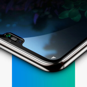 Picasee 3D Tempered glass με περιμετρικό πλαίσιο για Honor 9X Lite - μαύρο