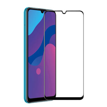 Picasee 3D Tempered glass με περιμετρικό πλαίσιο για Honor 9A - μαύρο