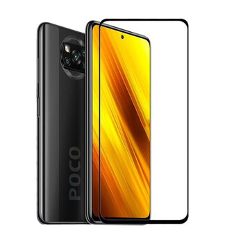 Picasee 3D Tempered glass με περιμετρικό πλαίσιο για Xiaomi Poco X3 - μαύρο