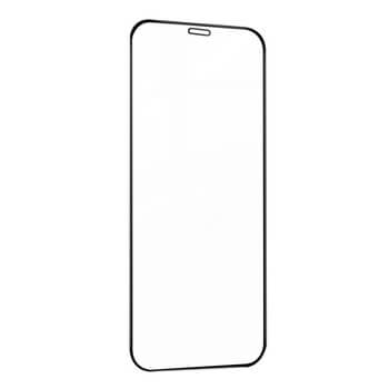 Picasee 3D Tempered glass με περιμετρικό πλαίσιο για Apple iPhone 12 Pro - μαύρο