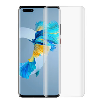 3x Picasee 3D UV tempered glass προστασία για Huawei Mate 40 Pro - 2+1 δωρεάν