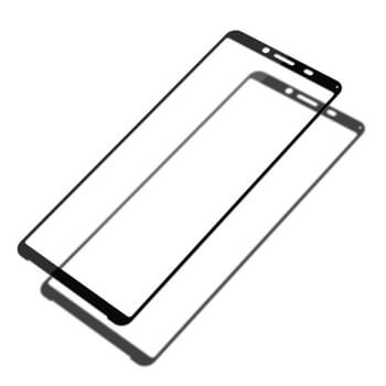3x Picasee 3x καμπυλωτό tempered glass για Sony Xperia 10 II - μαύρο - 2+1 δωρεάν