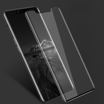 Picasee 3D καμπυλωτό tempered glass για Huawei Mate 20 Pro - μαύρο