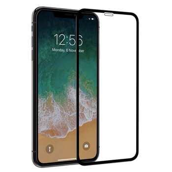 Picasee 3D Tempered glass με περιμετρικό πλαίσιο για Apple iPhone XR - μαύρο