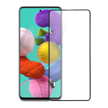 Picasee 3D Tempered glass με περιμετρικό πλαίσιο για Samsung Galaxy M51 M515F - μαύρο