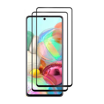 3x 3D σκληρυμένο γυαλί με περιμετρικό πλαίσιο για Samsung Galaxy M51 M515F - μαύρο