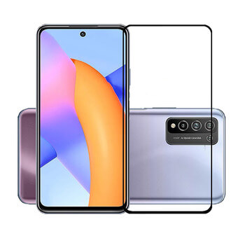 Picasee 3D Tempered glass με περιμετρικό πλαίσιο για Honor 10X Lite - μαύρο