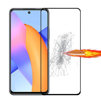 Picasee 3D Tempered glass με περιμετρικό πλαίσιο για Honor 10X Lite - μαύρο