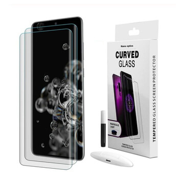 Picasee3D UV tempered glass προστασία για Samsung Galaxy S21 5G G991B