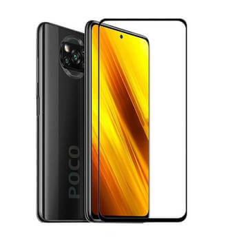 Picasee 3D Tempered glass με περιμετρικό πλαίσιο για Xiaomi Poco X3 Pro - μαύρο