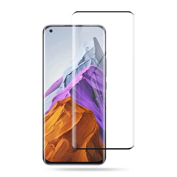 Picasee 3D καμπυλωτό tempered glass για Xiaomi Mi 11 - μαύρο