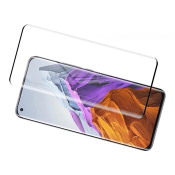 3x Picasee 3x καμπυλωτό tempered glass για Xiaomi Mi 11 - μαύρο - 2+1 δωρεάν
