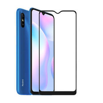 Picasee 3D Tempered glass με περιμετρικό πλαίσιο για Xiaomi Redmi 9AT - μαύρο
