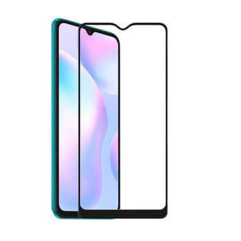 Picasee 3D Tempered glass με περιμετρικό πλαίσιο για Xiaomi Redmi 9AT - μαύρο