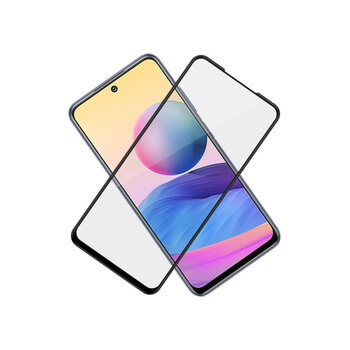 Picasee 3D Tempered glass με περιμετρικό πλαίσιο για Xiaomi Redmi Note 10 5G - μαύρο