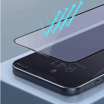 Picasee 3D Tempered glass με περιμετρικό πλαίσιο για Apple iPhone 13 Pro - μαύρο