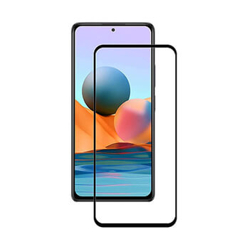 Picasee 3D Tempered glass με περιμετρικό πλαίσιο για Xiaomi Redmi 10 - μαύρο