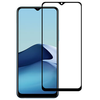 Picasee 3D Tempered glass με περιμετρικό πλαίσιο για Vivo Y20s - μαύρο