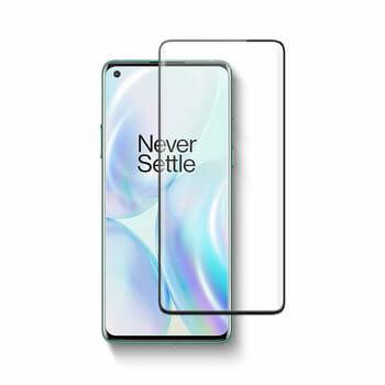 Picasee 3D Tempered glass με περιμετρικό πλαίσιο για OnePlus 8T - μαύρο