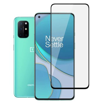 Picasee 3D Tempered glass με περιμετρικό πλαίσιο για OnePlus 8T - μαύρο