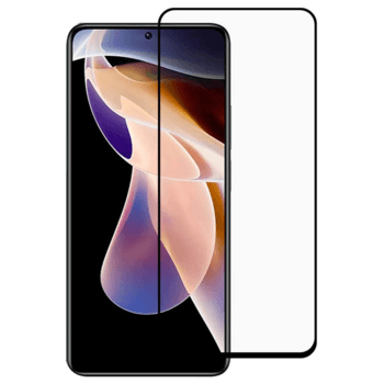 Picasee 3D Tempered glass με περιμετρικό πλαίσιο για Xiaomi Redmi Note 11 Pro - μαύρο