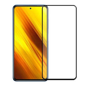 Picasee 3D Tempered glass με περιμετρικό πλαίσιο για Xiaomi Poco X4 Pro 5G - μαύρο