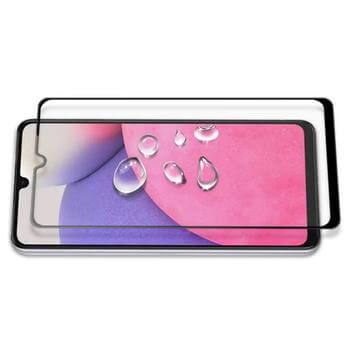 Picasee 3D Tempered glass με περιμετρικό πλαίσιο για Samsung Galaxy A33 5G A336 - μαύρο