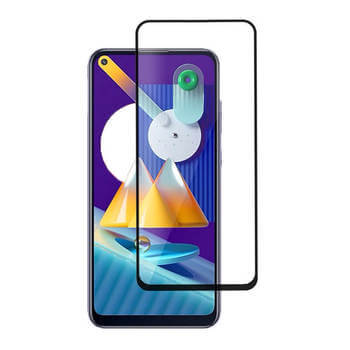 Picasee 3D Tempered glass με περιμετρικό πλαίσιο για Samsung Galaxy M13 M135F - μαύρο