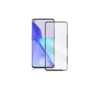 Picasee 3D Tempered glass με περιμετρικό πλαίσιο για OnePlus 9 - μαύρο