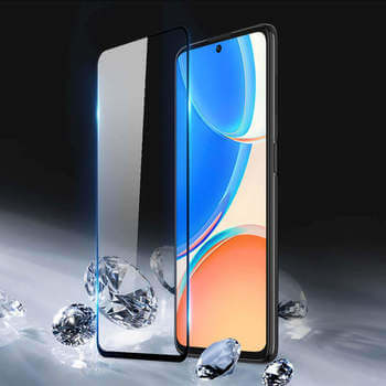 Picasee 3D Tempered glass με περιμετρικό πλαίσιο για Honor X8a - μαύρο