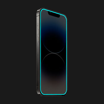 PicaseeTempered glass με φωσφορίζον περίγραμμα για Apple iPhone X/XS - Μπλε
