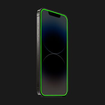 3x Picasee 3D Tempered glass με φωσφορίζον περίγραμμα για Xiaomi Redmi Note 7 - Πράσινος - 2+1 δωρεάν