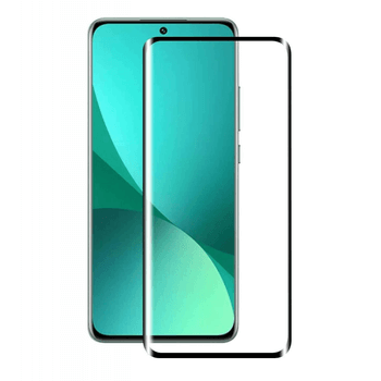 Picasee 3D Tempered glass με περιμετρικό πλαίσιο για Xiaomi Redmi Note 12 5G - μαύρο