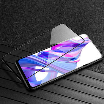 Picasee 3D Tempered glass με περιμετρικό πλαίσιο για Xiaomi Redmi 12C - μαύρο