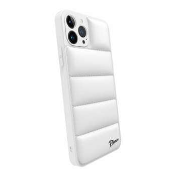 Θήκη για Apple iPhone 14 - Picasee Puffer - άσπρο