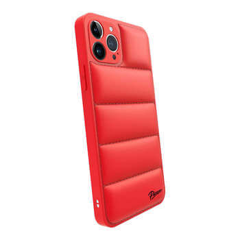 Θήκη για Apple iPhone X/XS - Picasee Puffer - το κόκκινο