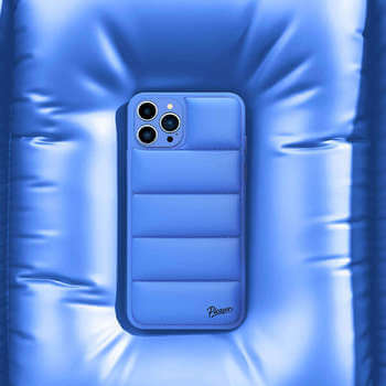 Picasee Puffer case για Apple iPhone XS Max - Picasee Puffer - Μπλε